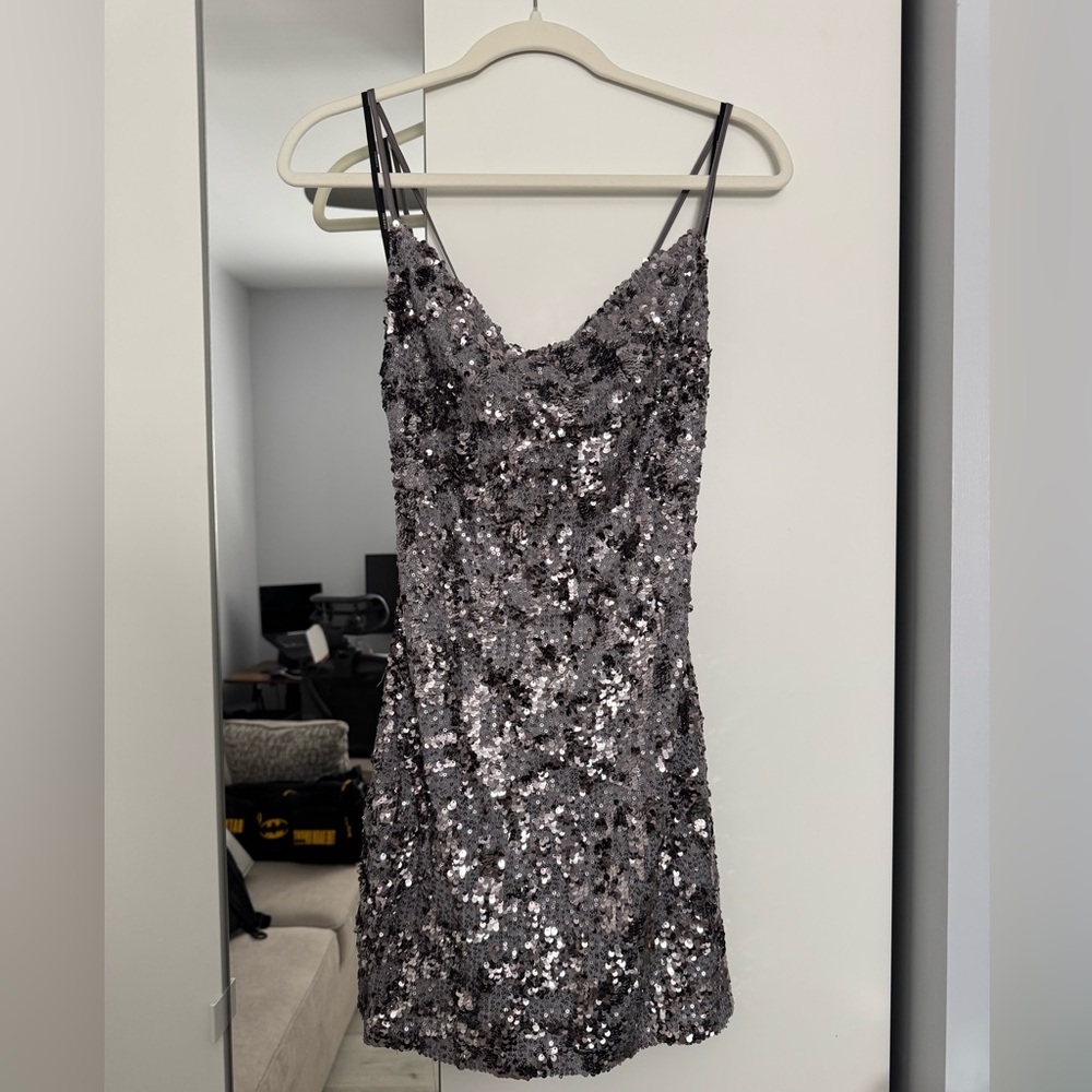 Sequin mini dress